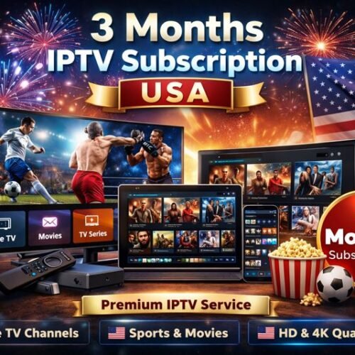 3 month IPTV subscription